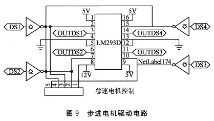 ECU怠速步进电机驱动电路