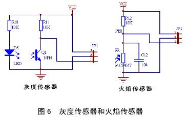 灰度传感器和火焰传感器