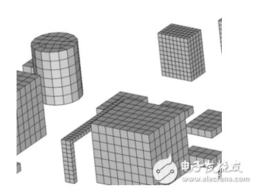 图7：电容、芯片的网格图