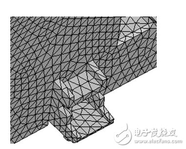 图5：上壳体的局部网格图