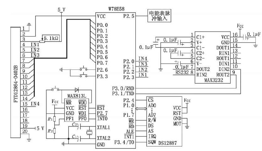 图3 电能抄表测量端硬件图