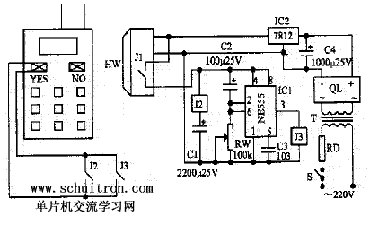 巧用旧手机制作家庭防盗报警器电路图 巧用旧手机制作家庭防盗报警器电路图