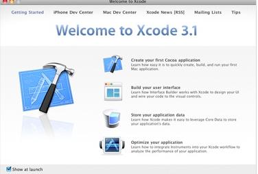 Xcode3.1界面截图