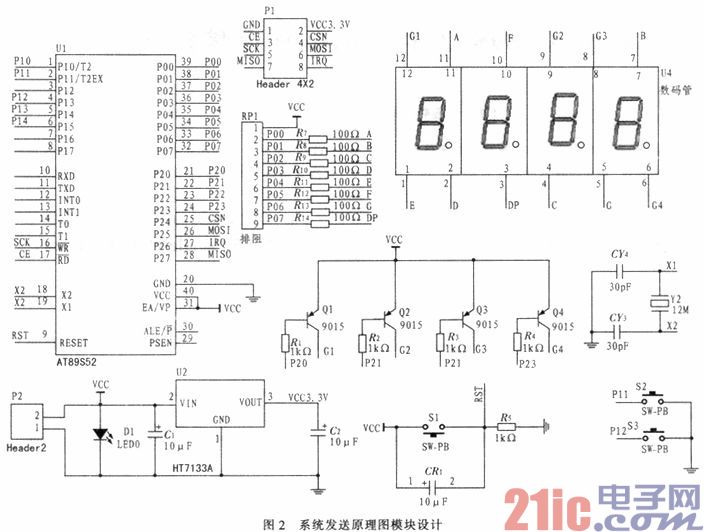 基于AT89S52单片机数据通信终端设计