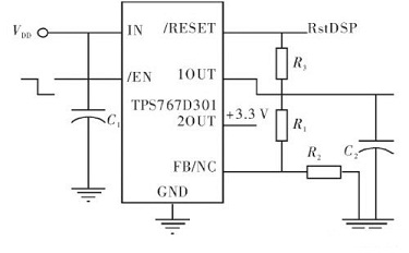 TPS767D301电平输出电路