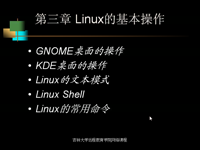 多用户操作系统—L<font style='color:red;'>i</font>nux 第06讲