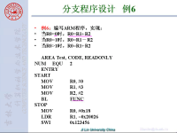 《嵌入式微处理器原理及应用》 第28讲 第四章 汇编<font style='color:red;'>语言</font>程序设计8