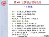 吉林大学《微机原理及汇编语言》19 第三章 <font style='color:red;'>汇编语言程序</font>设计