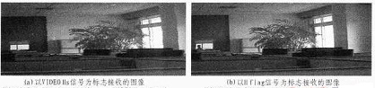 以不同标志接收图像的比较
