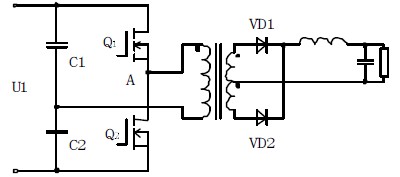 图1 半桥变换器示意图
