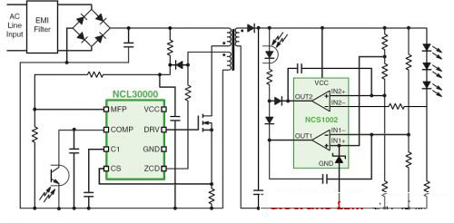 基于低功率AC-DC LED通用照明应用的解决方案