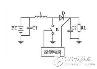 升压型DC/DC转换器的电路结构