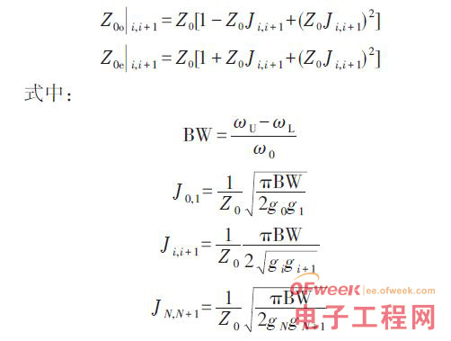 点击放大图片 一种超高频带通滤波器的设计方案