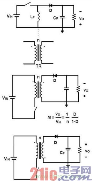 反激电路的演变