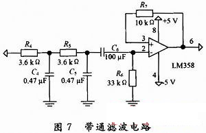 带通滤波电路结构