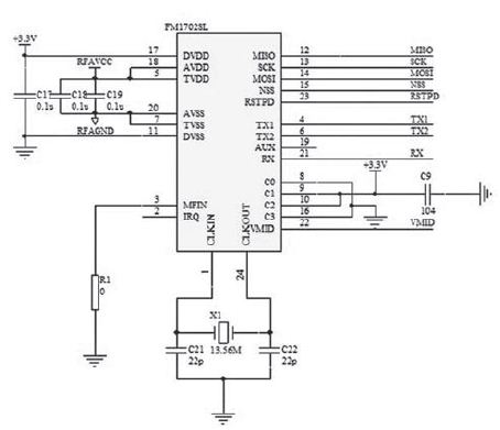 图1 FM1702SL 电路