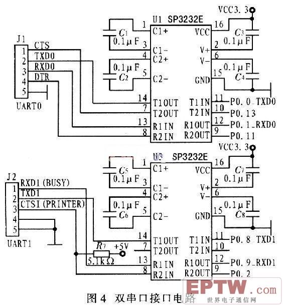 双串口接口电路