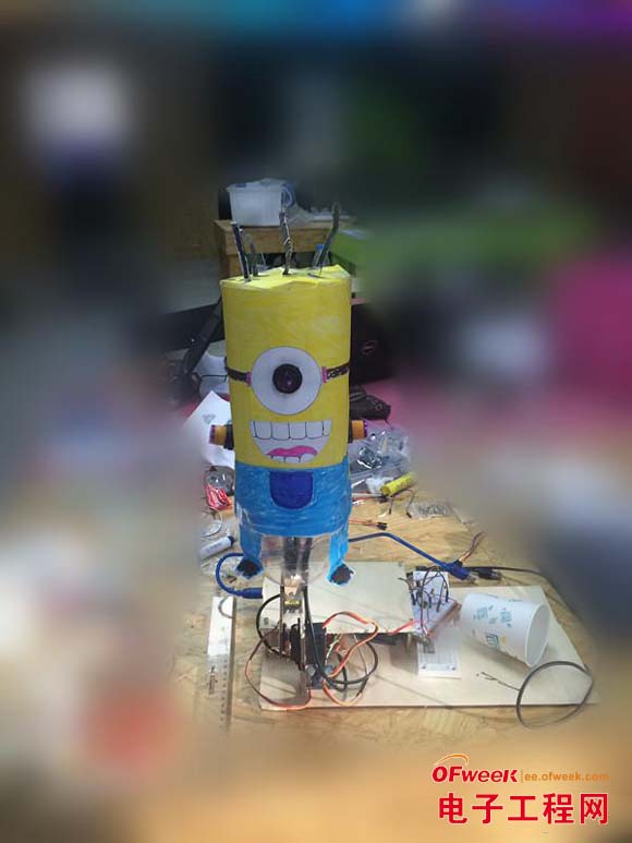 DIY:自制红外避障小黄人“别摸我”(图文)