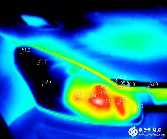 点击放大图片 红外热像检测:严格把关汽车可靠性