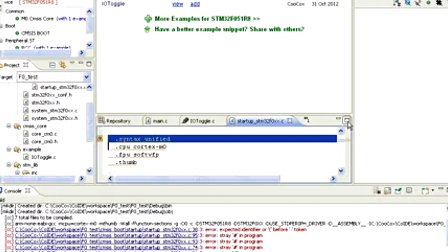 Coocox 开发 STM32F0 Discovery—《MCU STM32在线培训》