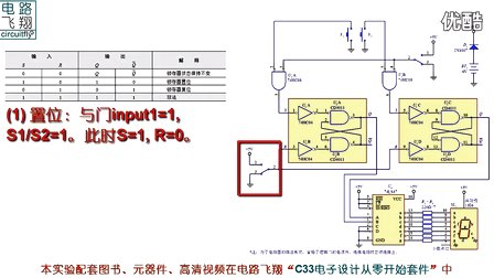 电路飞翔电子设计从零开始 70 S-R锁存器与数据的存储原理