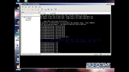 后盾网Linux视频教程37Linux系统iptables防火墙基本语法介绍