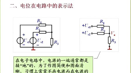 石油大学电工电子学第一章第十三讲 电位计算