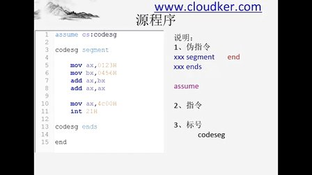 云客联盟8086汇编语言4