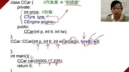 北京大学程序设计实习3 - 5 - 005-成员对象和封闭类的概念