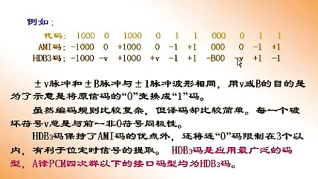 大学必修通信原理第五章第三节 基带传输的常用码型