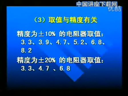 电子元器件识别与检测一日通01：电阻器