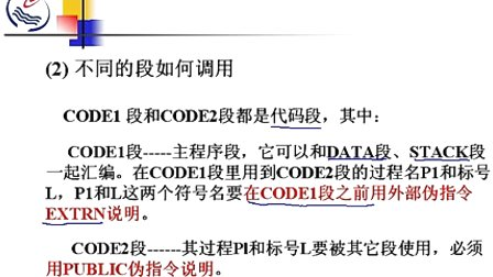 石油大学汇编语言第十二章第三节