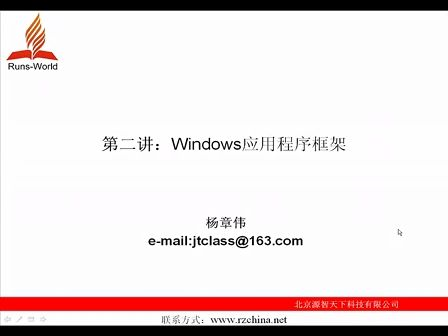 21天学通VC++第2章WINDOWS应用程序框架