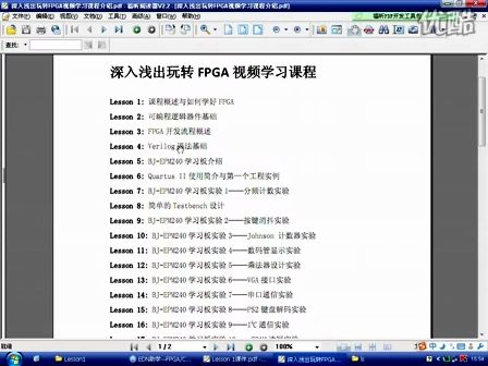 Lesson01：课程概述与如何学好FPGA