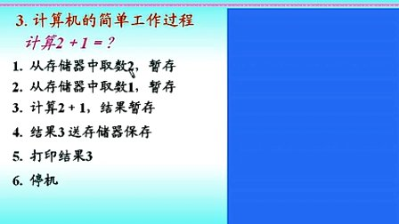 计算机组成原理第一章第三节计算机的基本结构