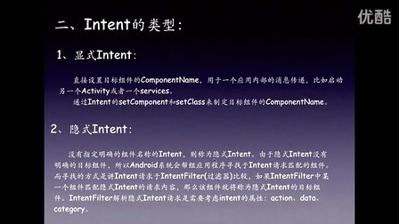[马上学Android]安卓开发视频教程024-Intent和IntentFilter