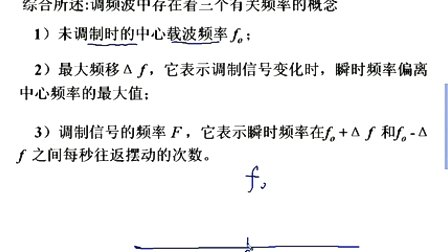 石油大学高频电子线路 第十章第二节 调角波的性质
