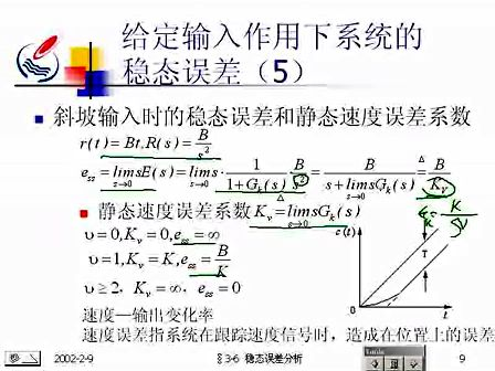 石油大学自动控制原理14 稳态误差分析
