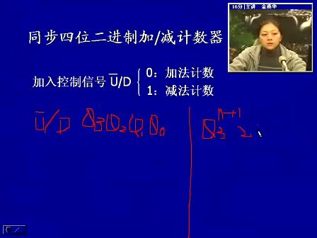 电子科技大学数字电子技术基础51 同步二进制减法计数器