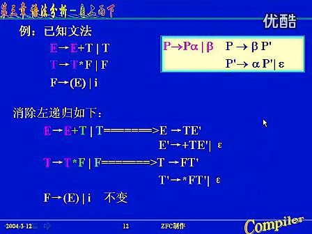 西安交通大学编译原理14