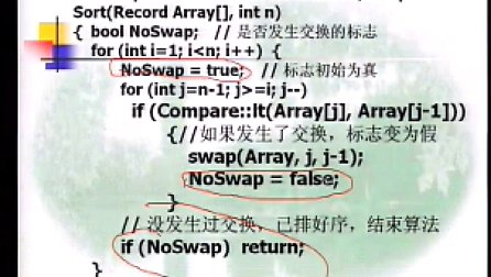 绝对经典之北大张铭老师 数据结构与算法 第7章 内排序2